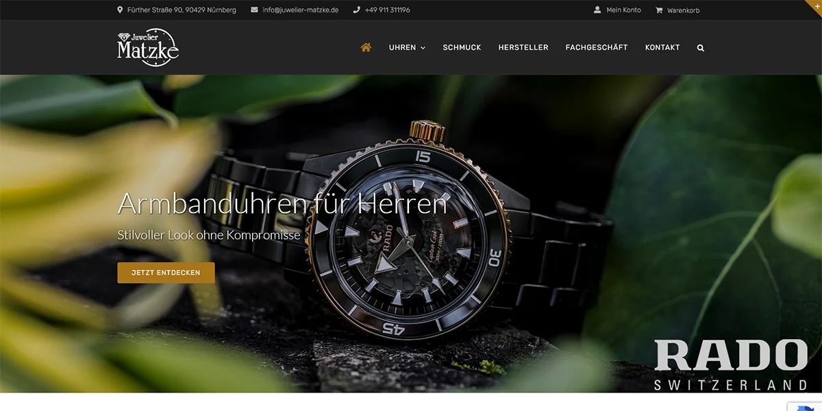 Onlineshop Juwelier Matzke