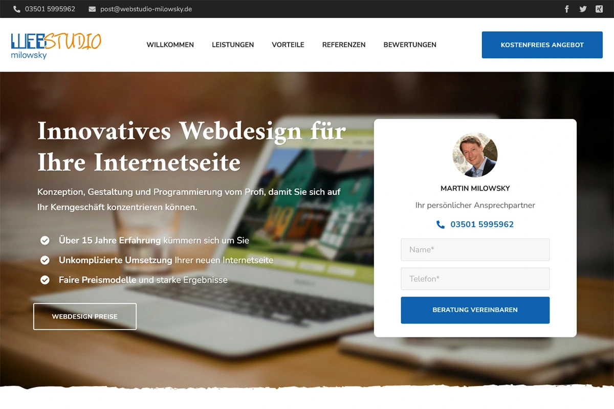 WEBSTUDIO milowsky - Blogbild