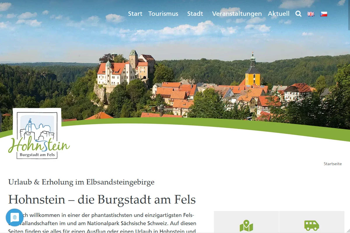 Burgstadt Hohnstein - Blogbild