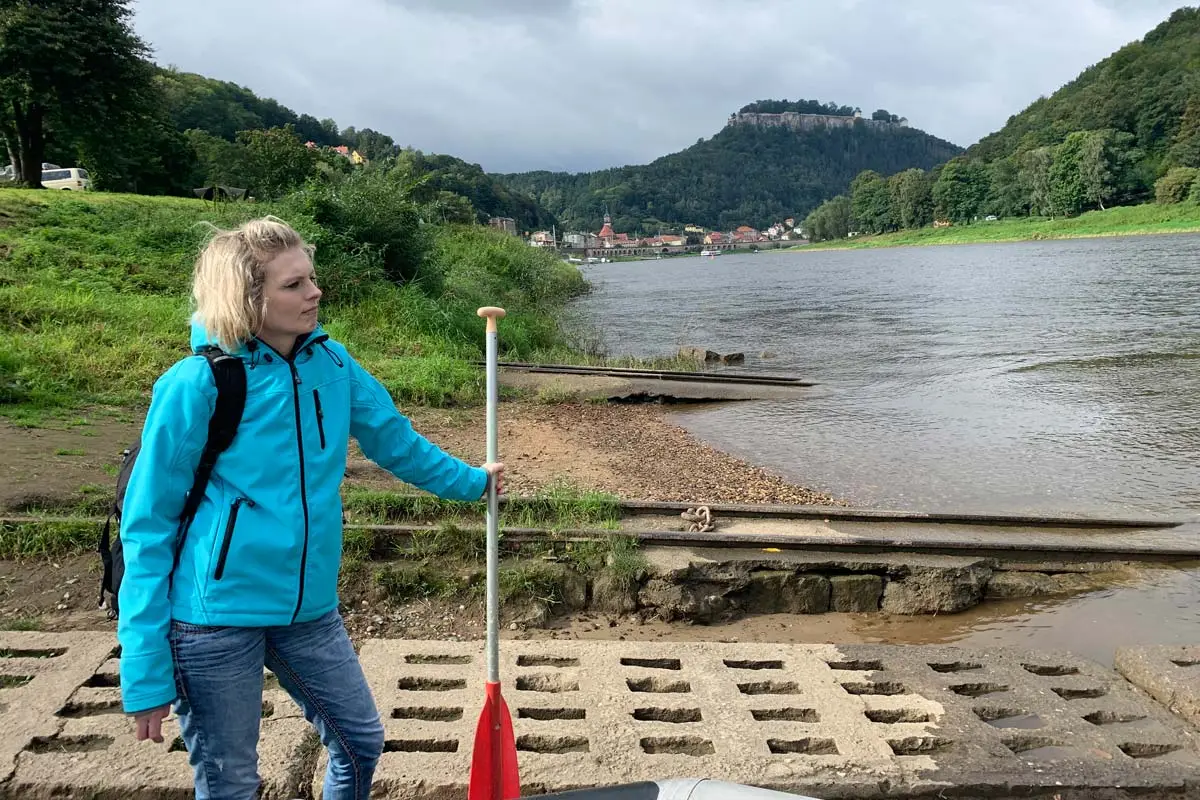 Eine Bootstour auf der Elbe mit iTanum - Festung Königstein - elbabwärts - Blogbild
