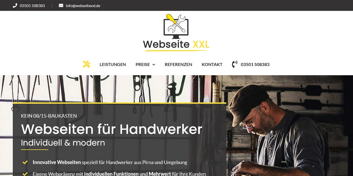 Webseite XXL