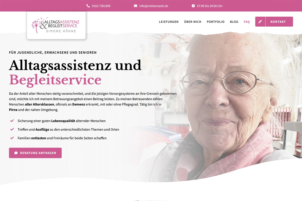 Alltagsassistenz & Begleitservice Simone Höhne - Desktop Blogbild
