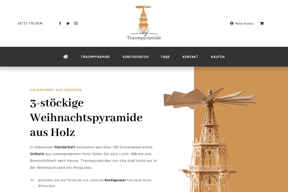 Traumpyramide - Screenshot Blogbild