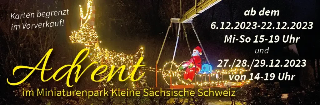 Miniaturpark "Die Kleine Sächsiche Schweiz" - Advent