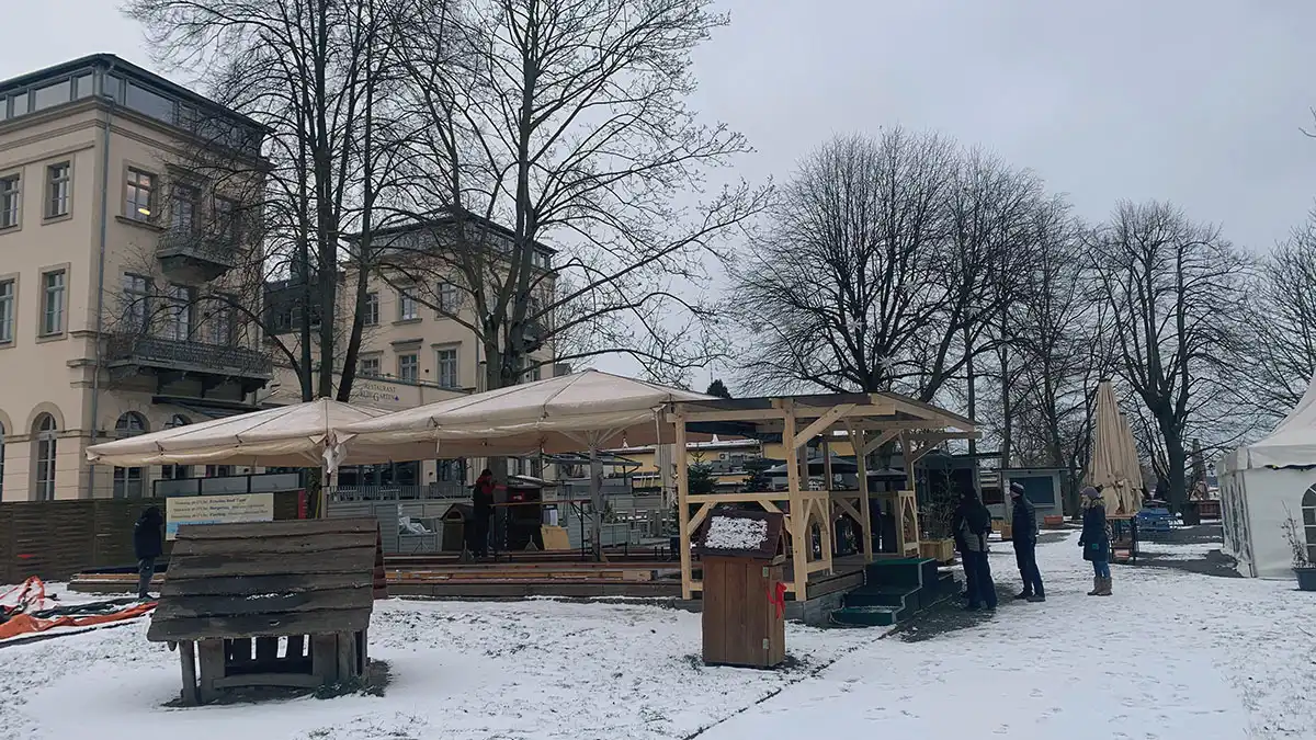 iTanum Internetagentur aus Pirna - Weihnachtsfeier im Januar 2024 - Eisstockschießen