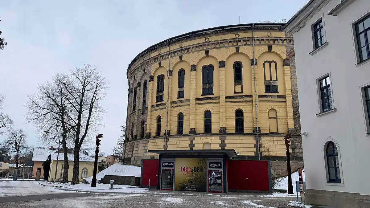 iTanum Internetagentur aus Pirna - Weihnachtsfeier im Januar 2024 - Panometer Außenansicht