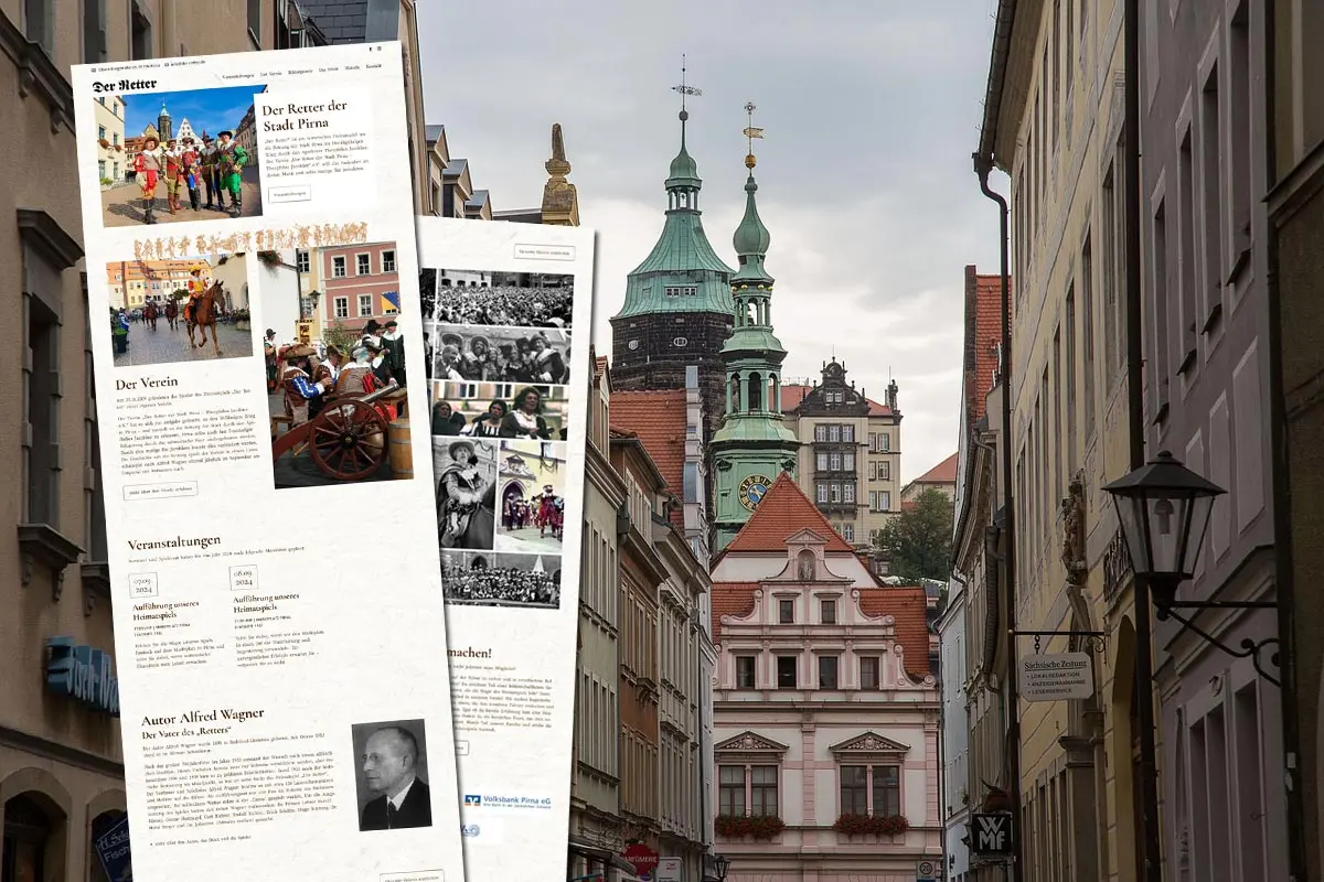 Der Retter der Stadt Pirna Theophilus Jacobäer - Blogbild